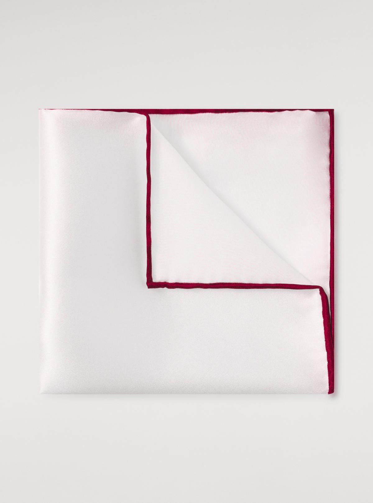 Einstecktuch aus Seide Unifarben