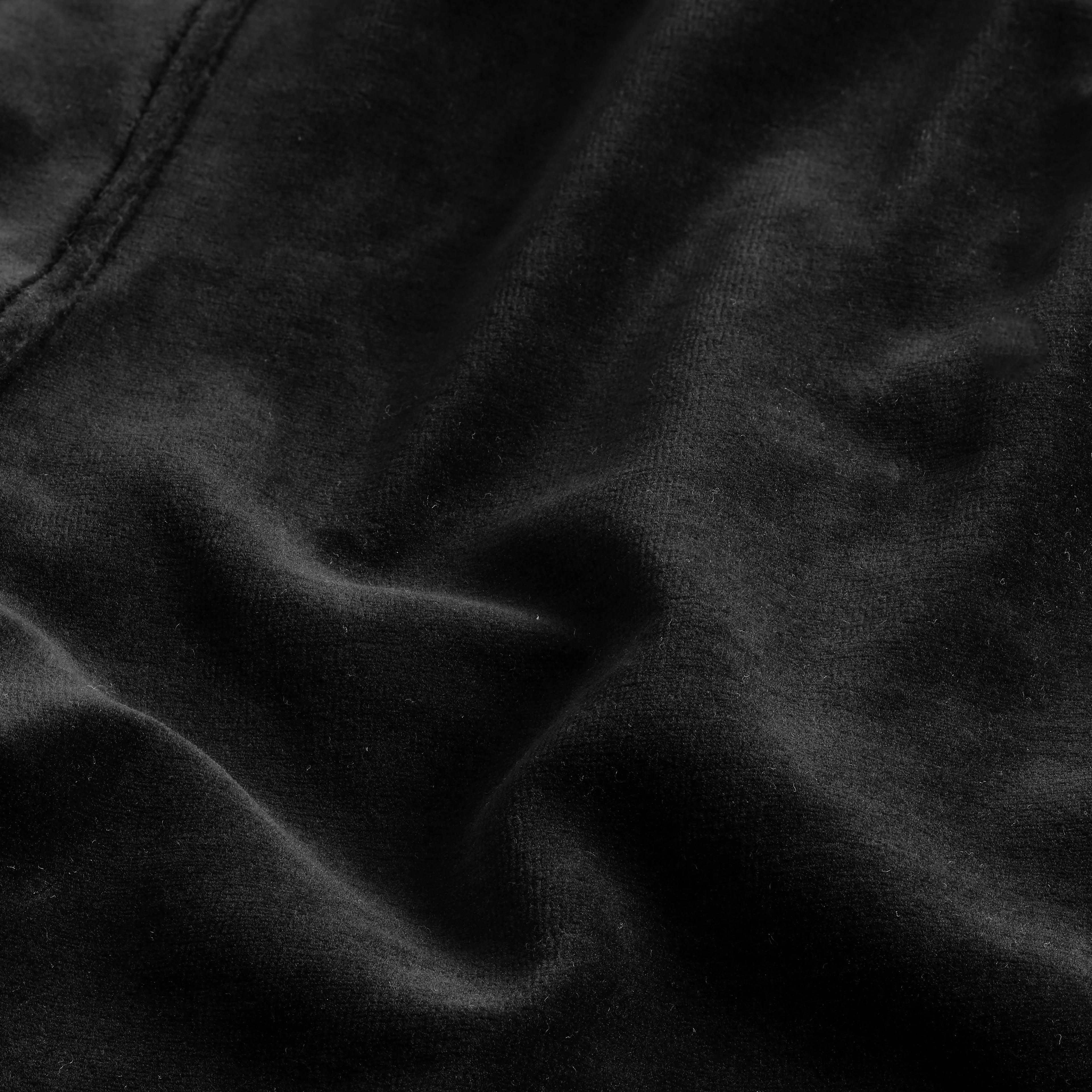 Schwarze Frottee Shorts