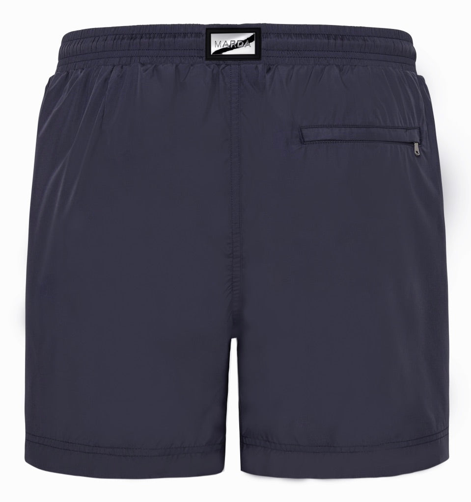 Navy Badeshorts Mittellang