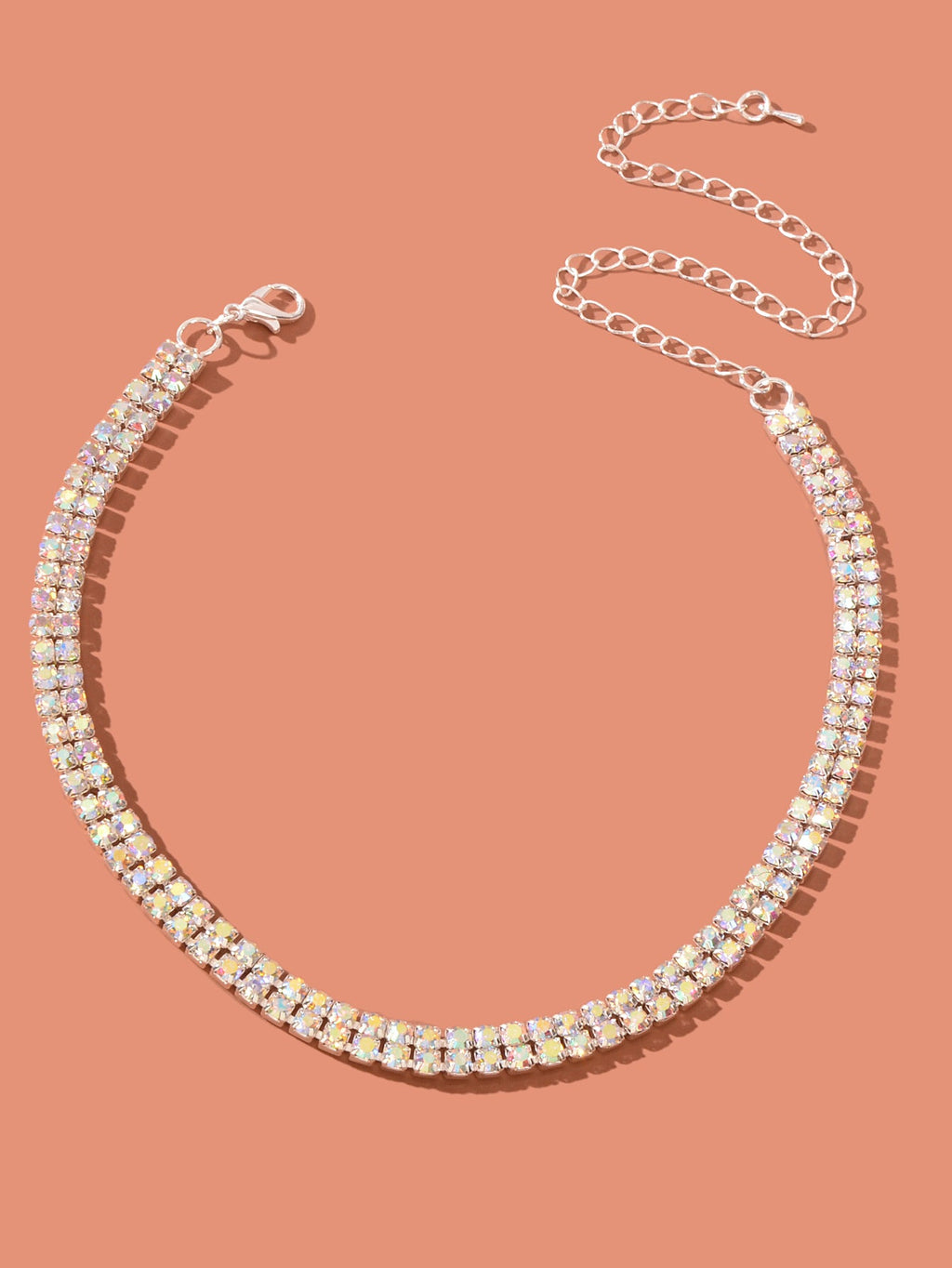 Funkelnde Zirkon  Halskette