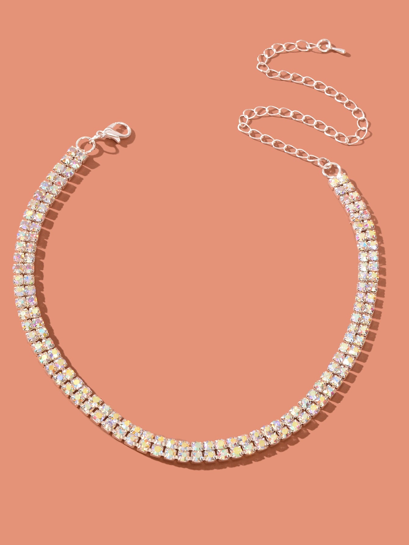 Funkelnde Zirkon  Halskette