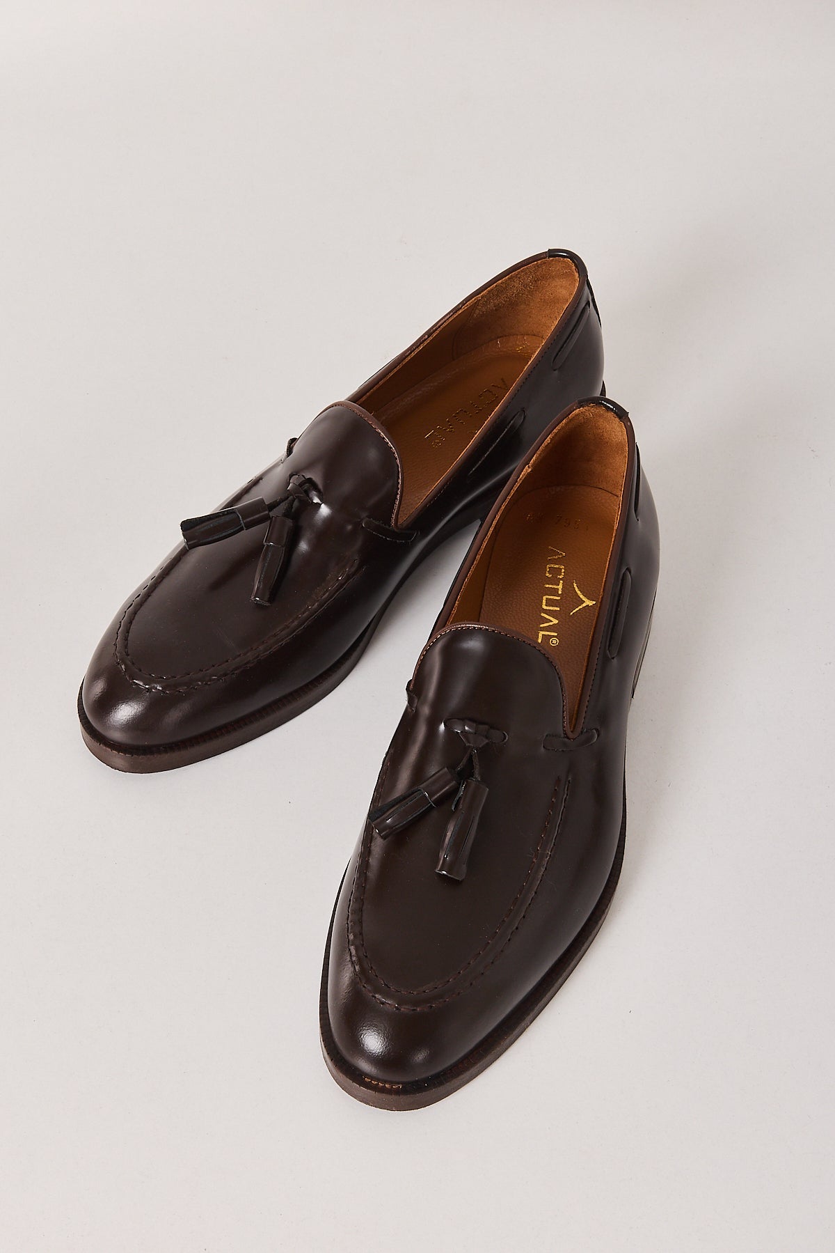 Herren Premium Leder Tassel Loafer Schuhe – Echtes Vollnarbenleder