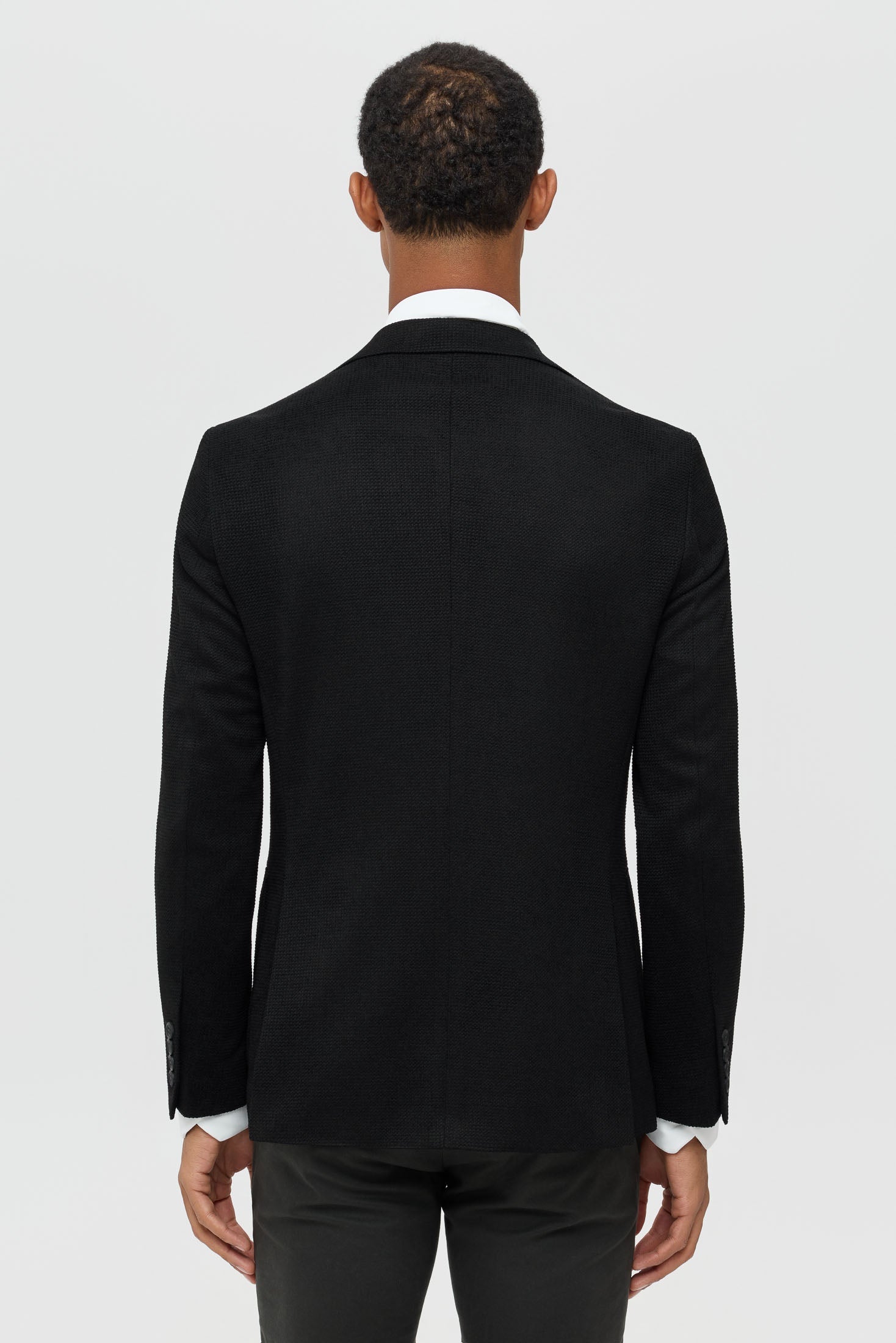 Herren Premium Strick-Blazer – Strukturierter Komfort-Stretch