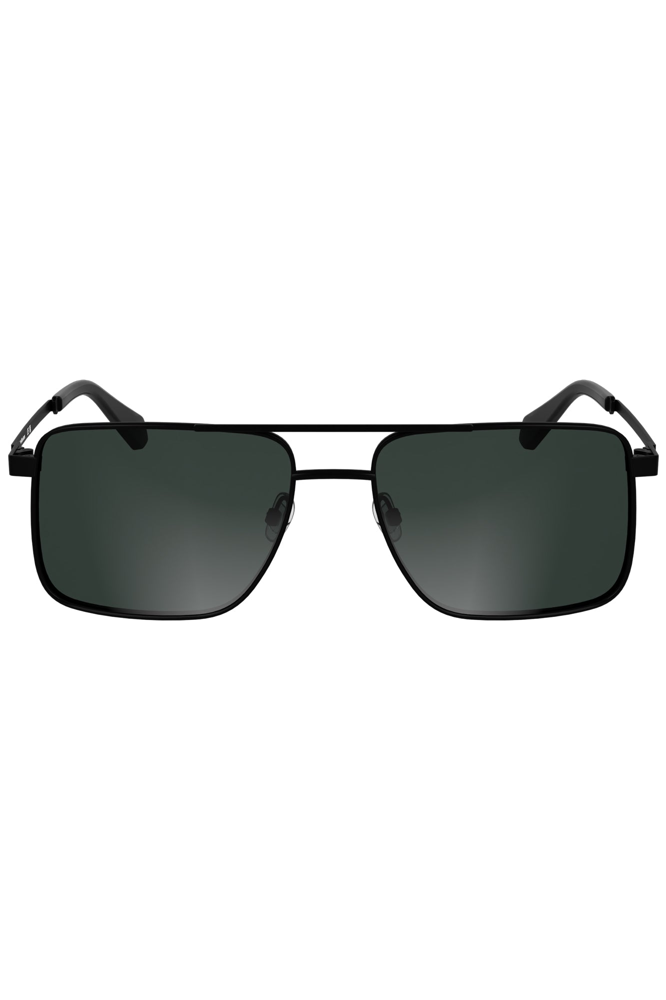 CALVIN KLEIN Herren Sonnenbrille Schwarz Metall