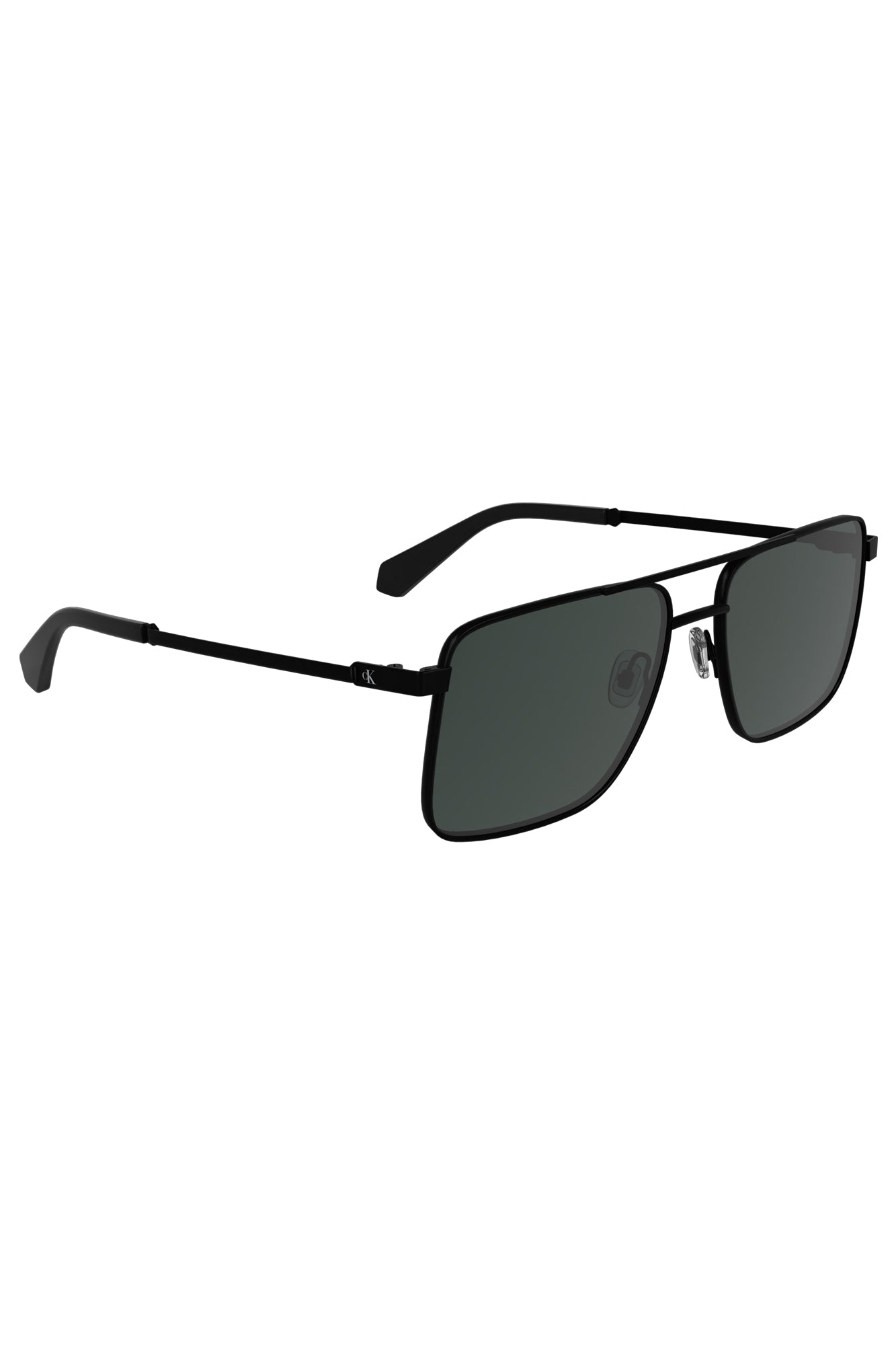 CALVIN KLEIN Herren Sonnenbrille Schwarz Metall